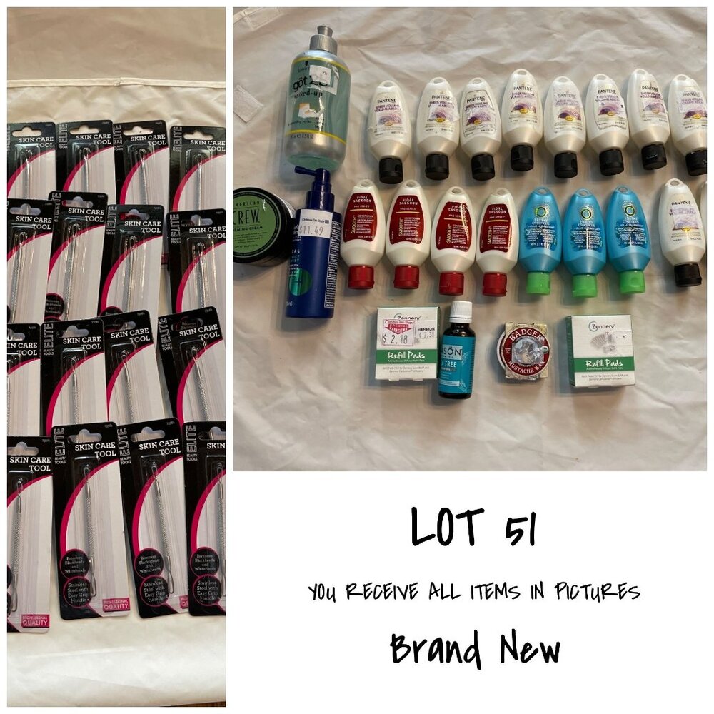 lot of 51 Items, All Brand-New Elite Skin Care Tool